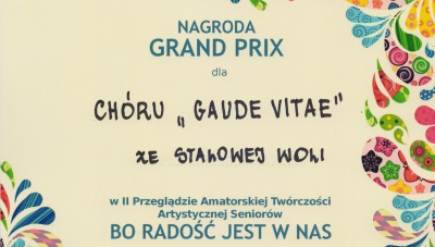 Gaude Vitae nagrodzony