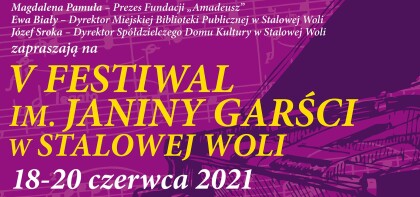 V Festiwal im. Janiny Garści w Stalowej Woli